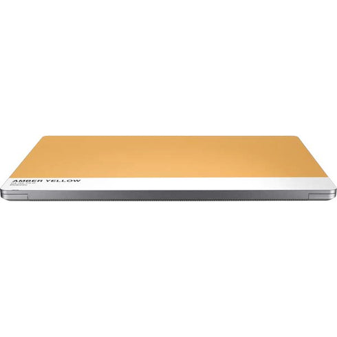Amber Yellow Universal Laptop 16in (13 x 9.4in) Skin